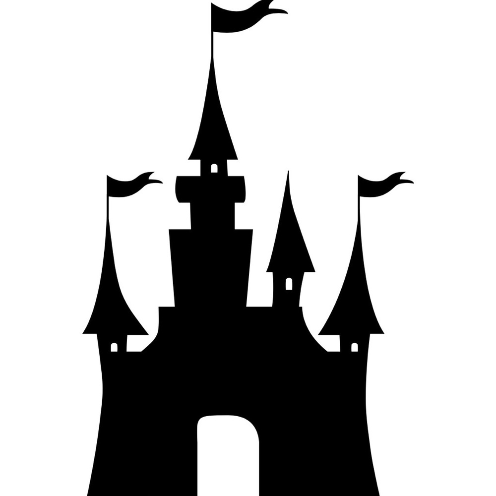 Disney Castle 4x4‎ Vinyl Car Decal | Fairy Tale Castle Sticker | Cute Decal